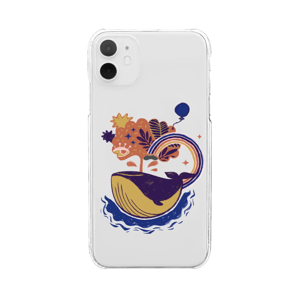 IZANAMI by Akane Yabushitaの🐳 夢を運ぶくじら 🎈⁠ Clear Smartphone Case