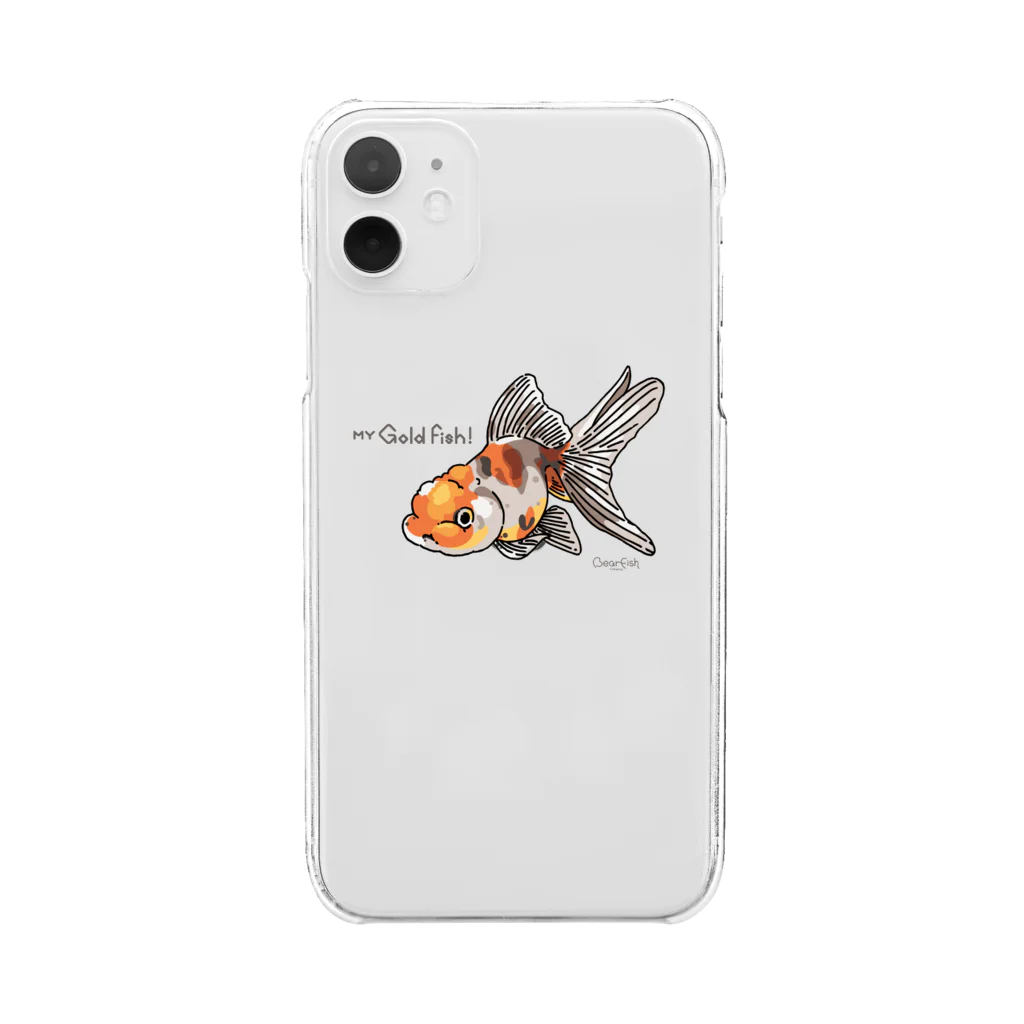 Bear Fish Companyのgold fish 金魚 五色東錦  Clear Smartphone Case