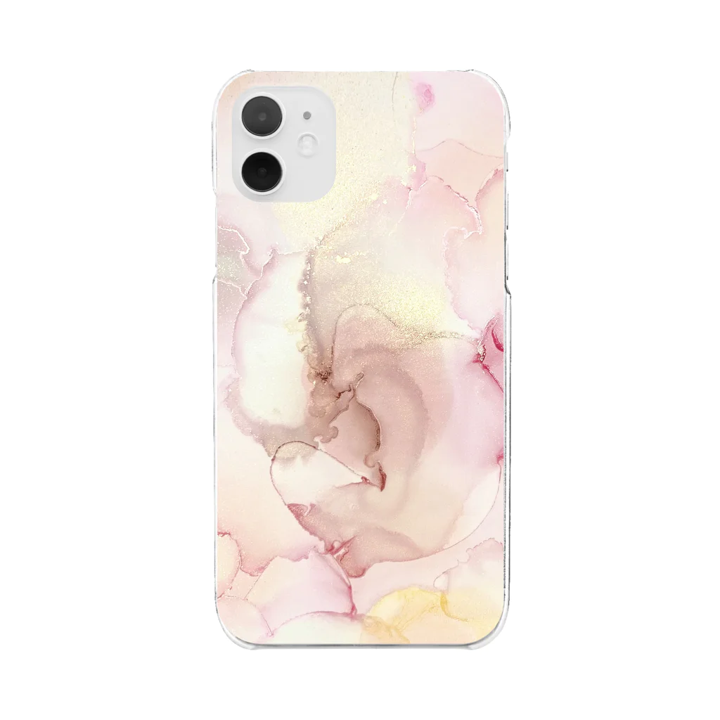 irodoriの薔薇のはなびら Clear Smartphone Case