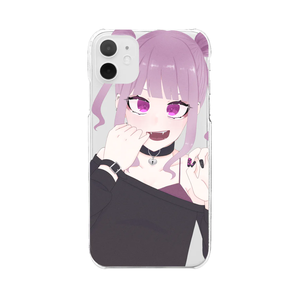 ゆるらのおだんごちゃん Clear Smartphone Case