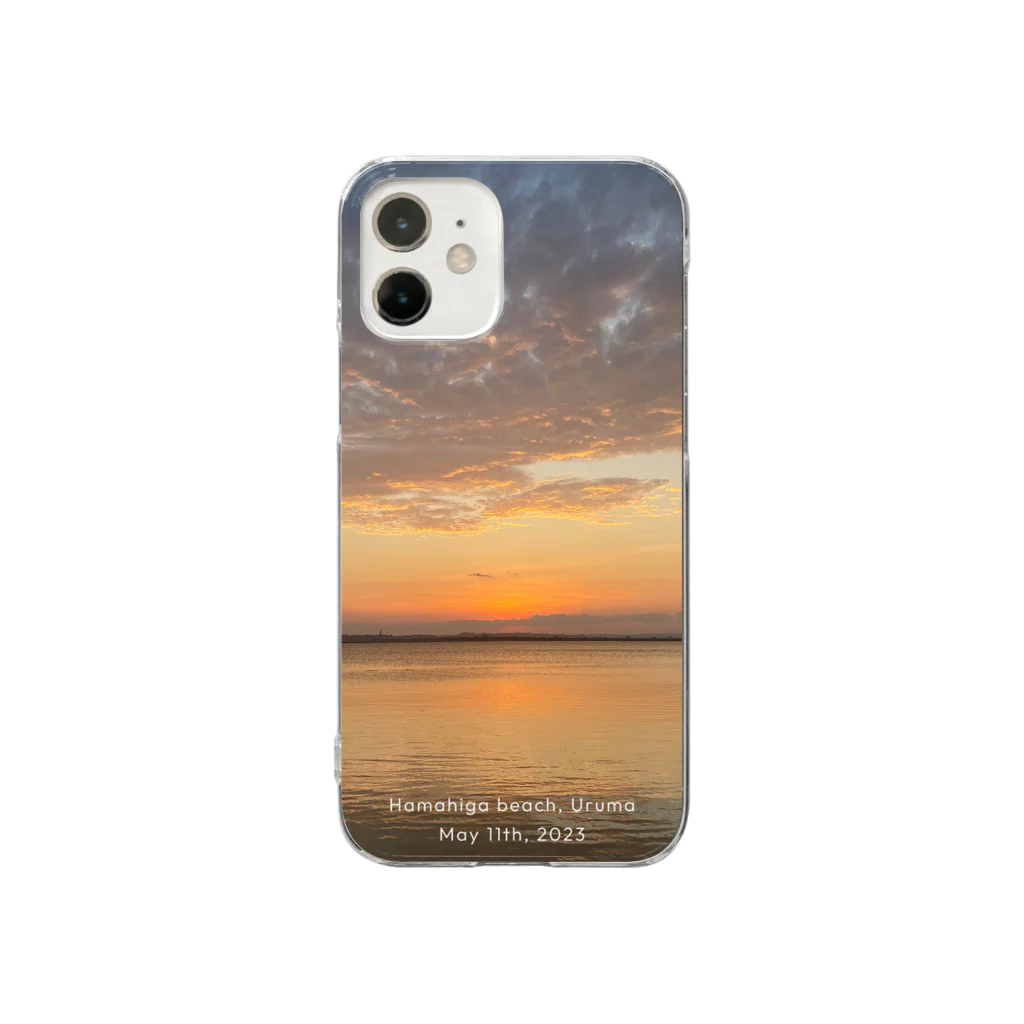 sae_hotaruika_sukiの浜比嘉ビーチ Clear Smartphone Case