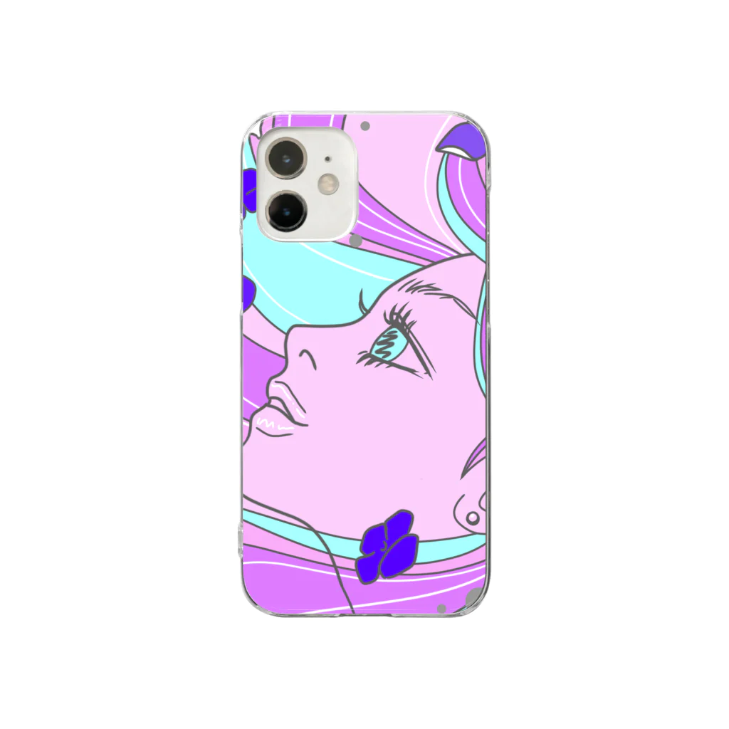 Ｍ✧Ｌｏｖｅｌｏ（エム・ラヴロ）のあじさい（６月の誕生花） Clear Smartphone Case