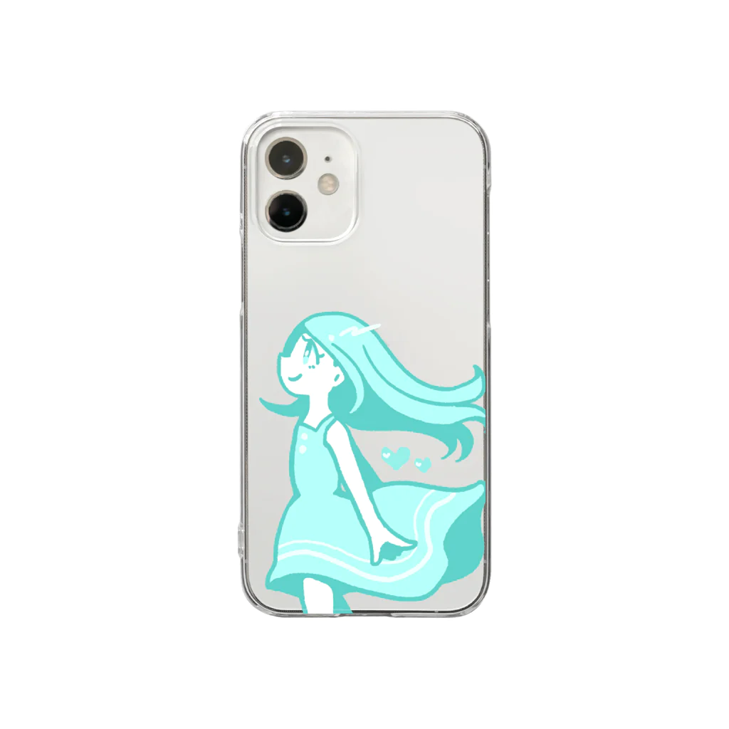 よもつ堂のなつのひ、ラムネカラー Clear Smartphone Case