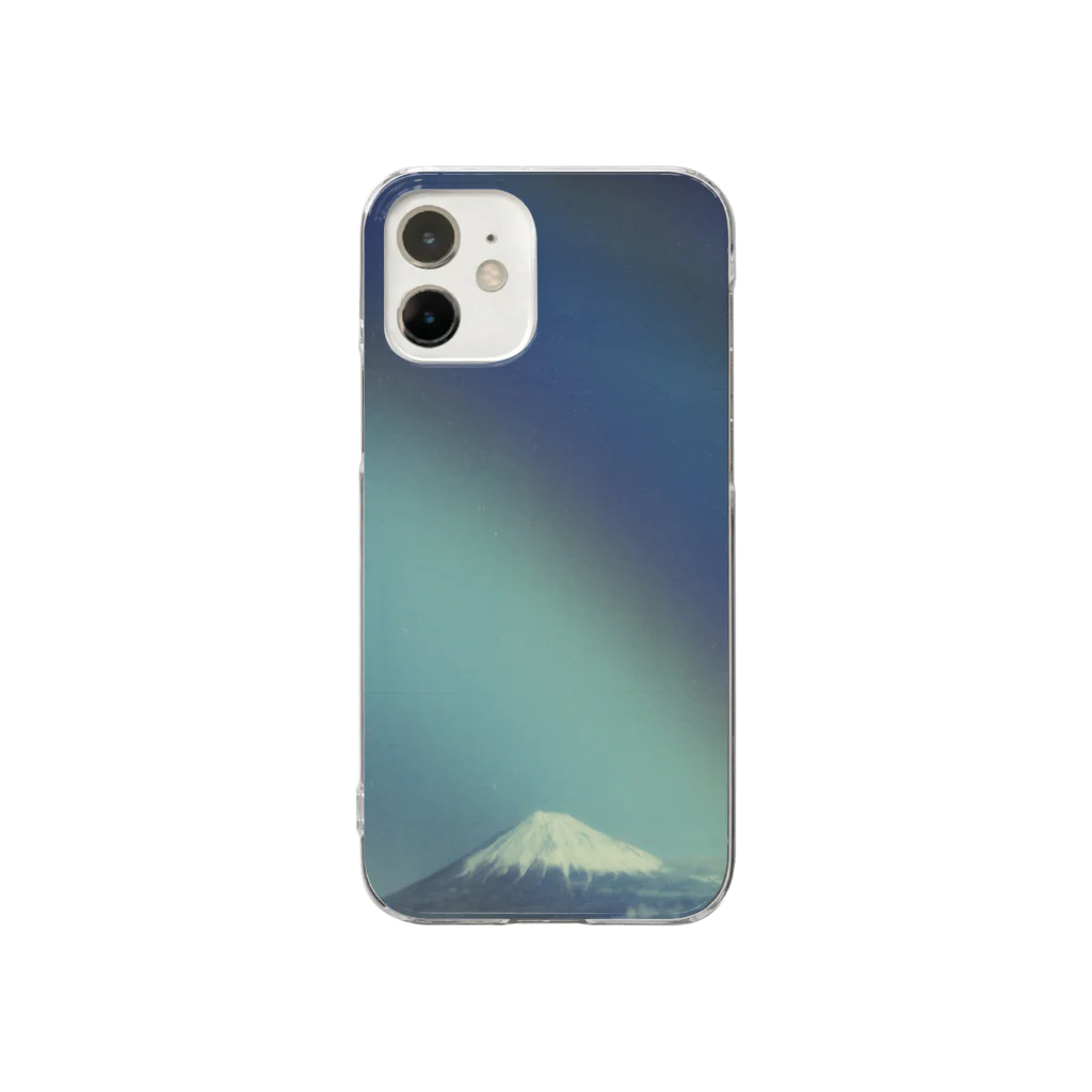 Petrichorの富士山と虹 Clear Smartphone Case