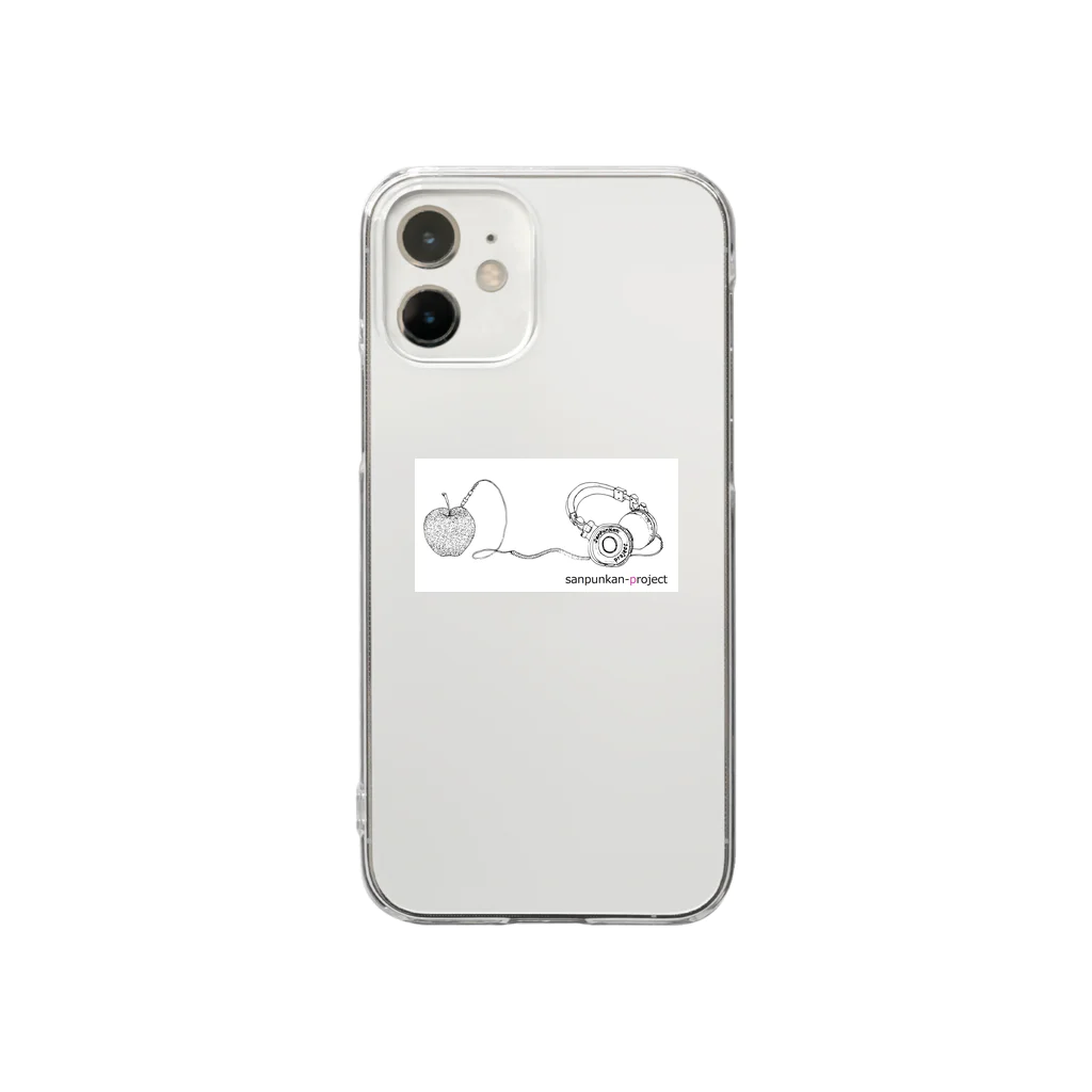 sanpunkan-projectのロゴ12mini Clear Smartphone Case