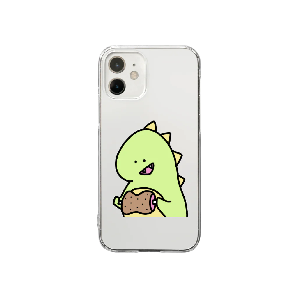 ちゅんのフリムキサウルス　お肉Ver. Clear Smartphone Case