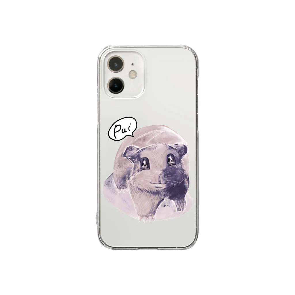 LIFE_is_a_JOKEのトテトテ-ミルキー Clear Smartphone Case