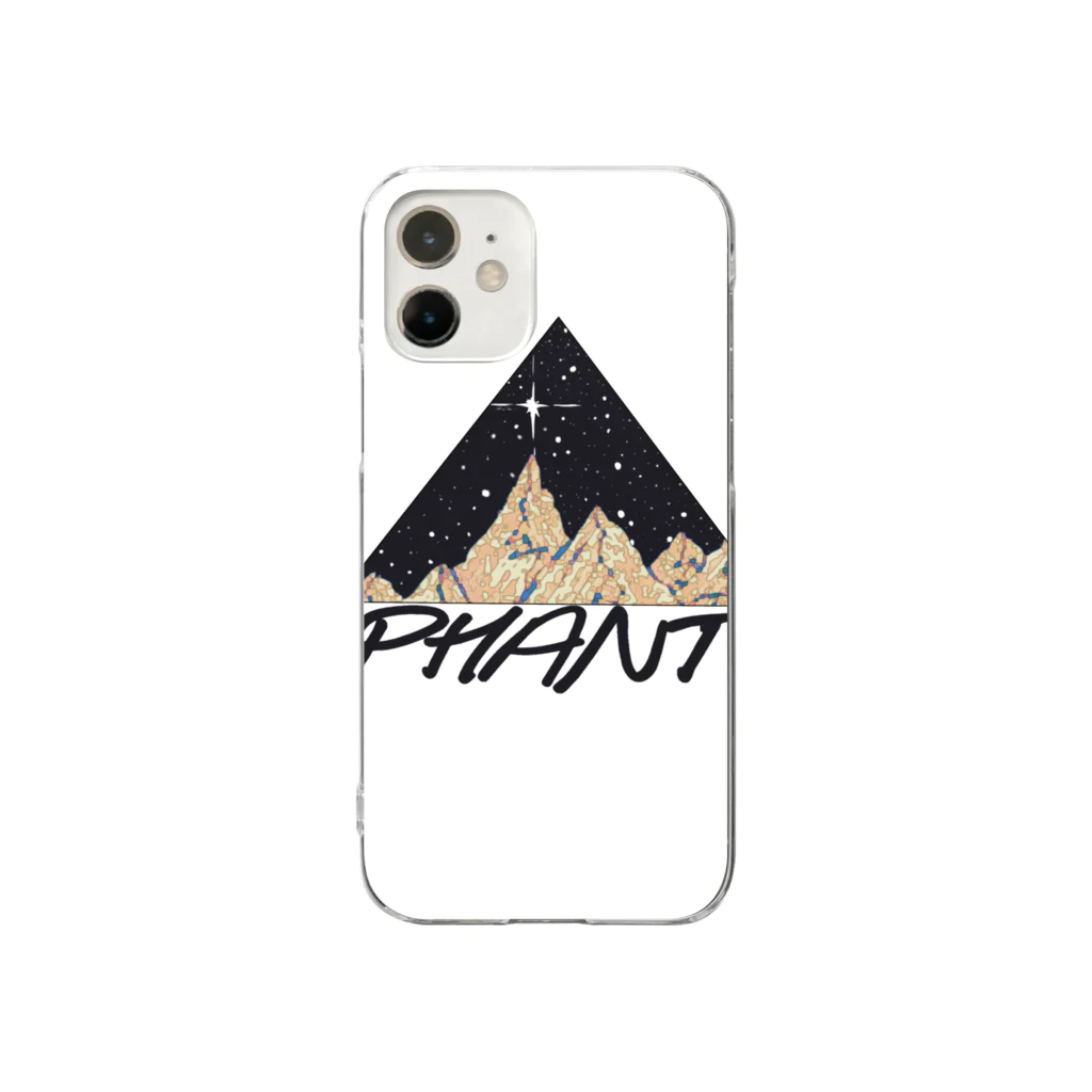 PHANT-ﾌｧﾝﾄ-のマウンテン/夜景 Clear Smartphone Case