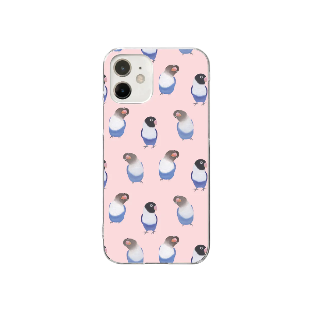 happybirdの無限とり二ティスマホケース Clear Smartphone Case