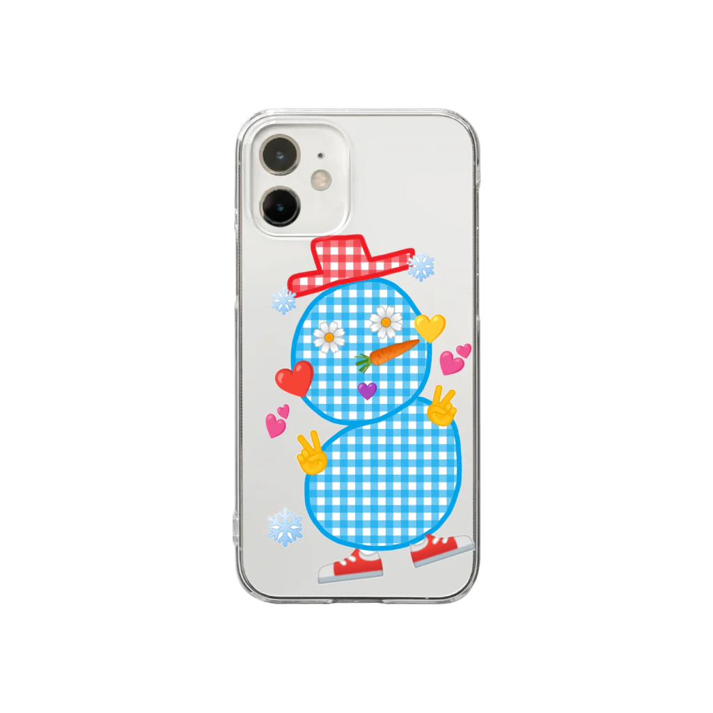 Happyーpop28c🎵のsnowmanman Clear Smartphone Case