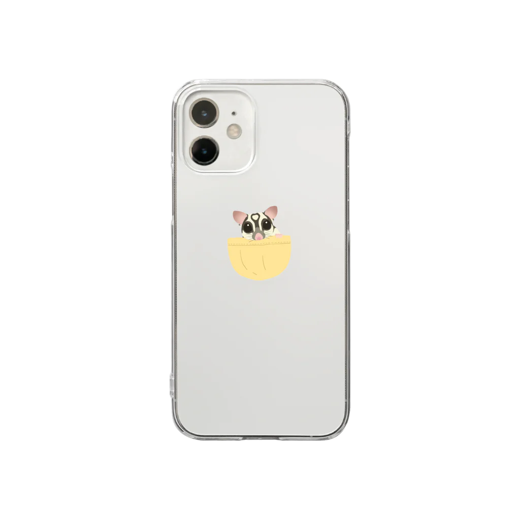 たむこ屋のフクロモモンガのカムイくん Clear Smartphone Case