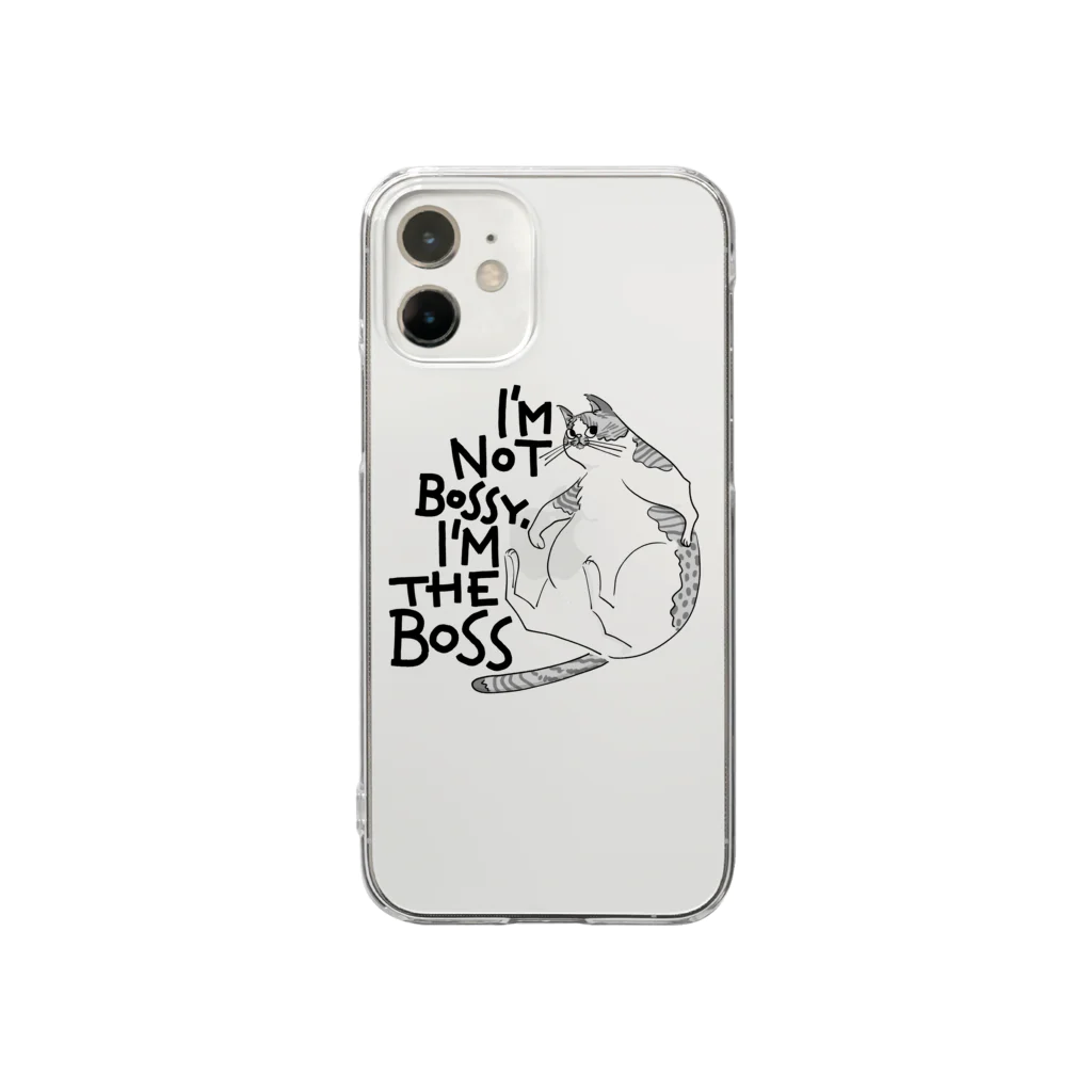 yoruのBOSS猫 Clear Smartphone Case