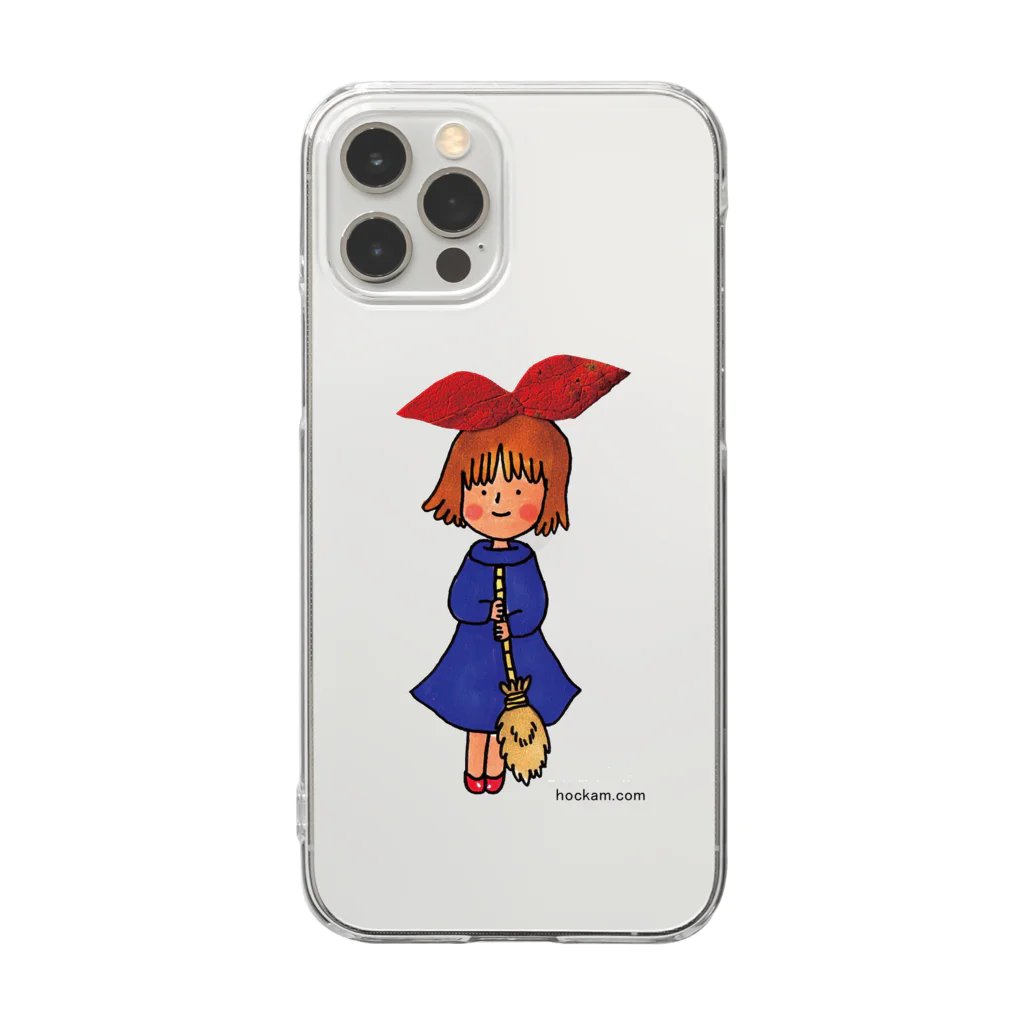 ほっかむねこ屋（アトリエほっかむ）の魔女 Clear Smartphone Case