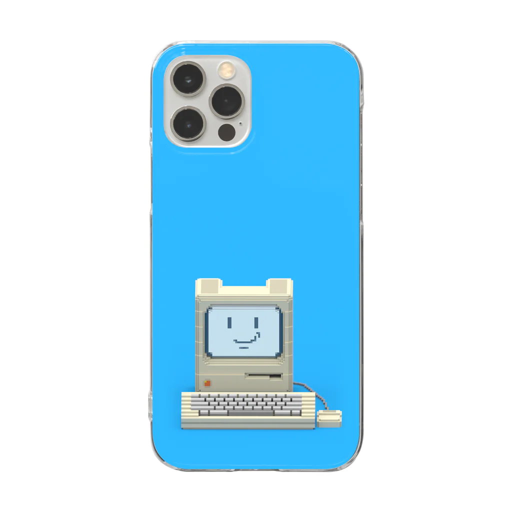 Happy Paint ShopのVoxelart-Computer- Clear Smartphone Case