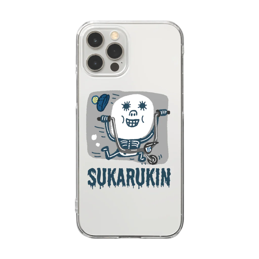 tunのSUKARUKIN "バイキング・ハイ" Clear Smartphone Case