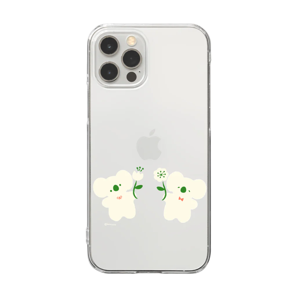 かとーゆーこのふたごのやさしいコアラ Clear Smartphone Case