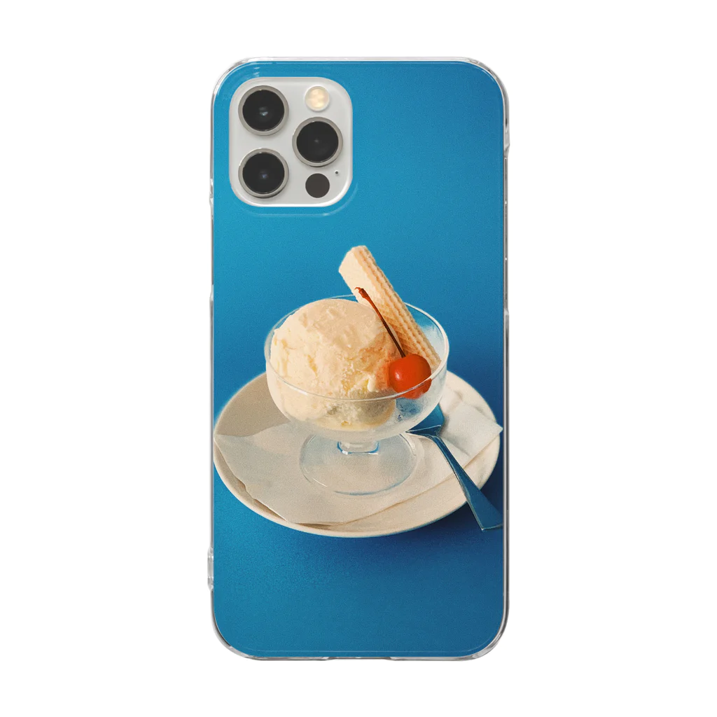 Kensuke Hosoyaのアイスクリーム Clear Smartphone Case