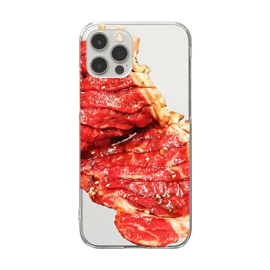 魚肉販売所の生肉さん Clear Smartphone Case