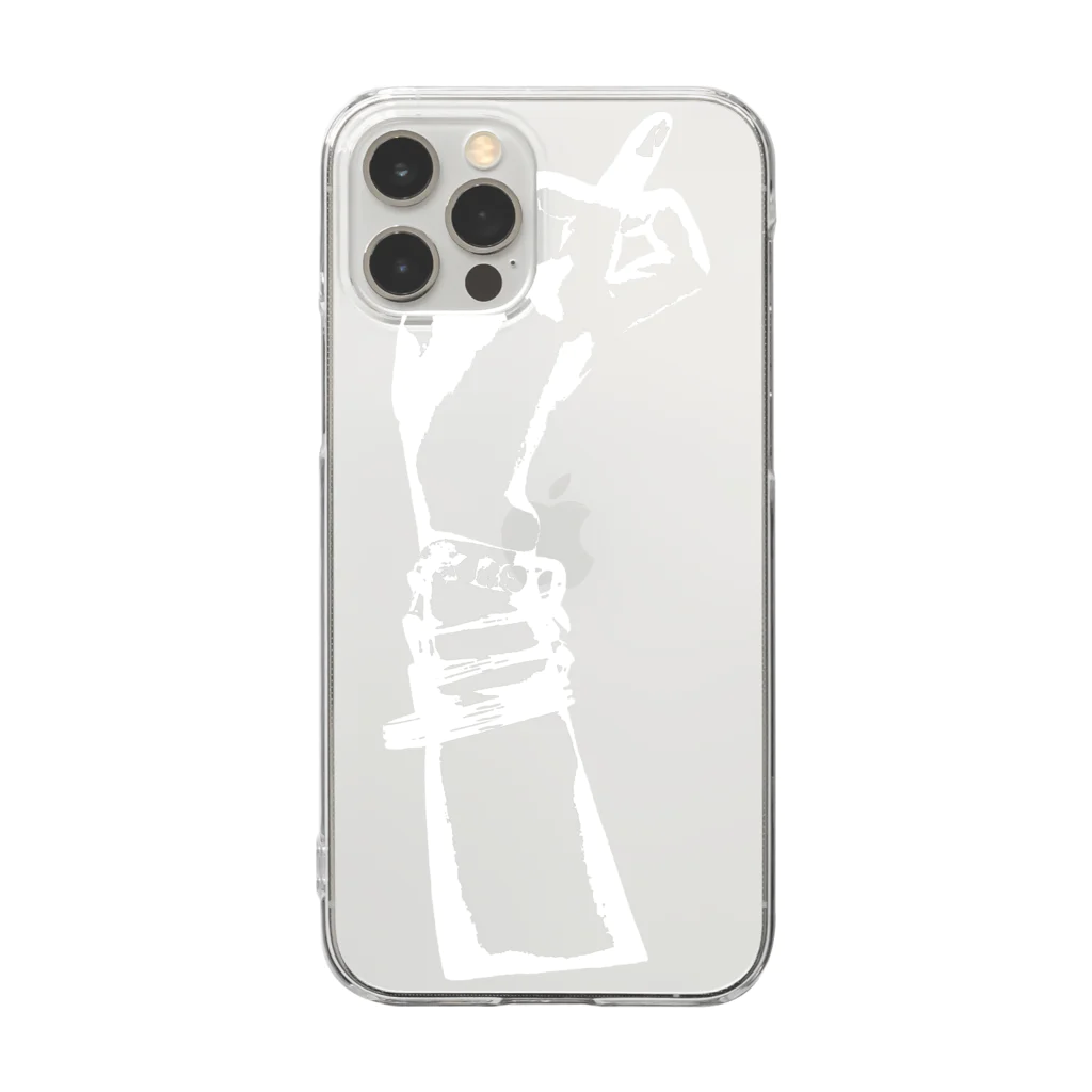 指奇（灼灼の白指　２ Clear Smartphone Case