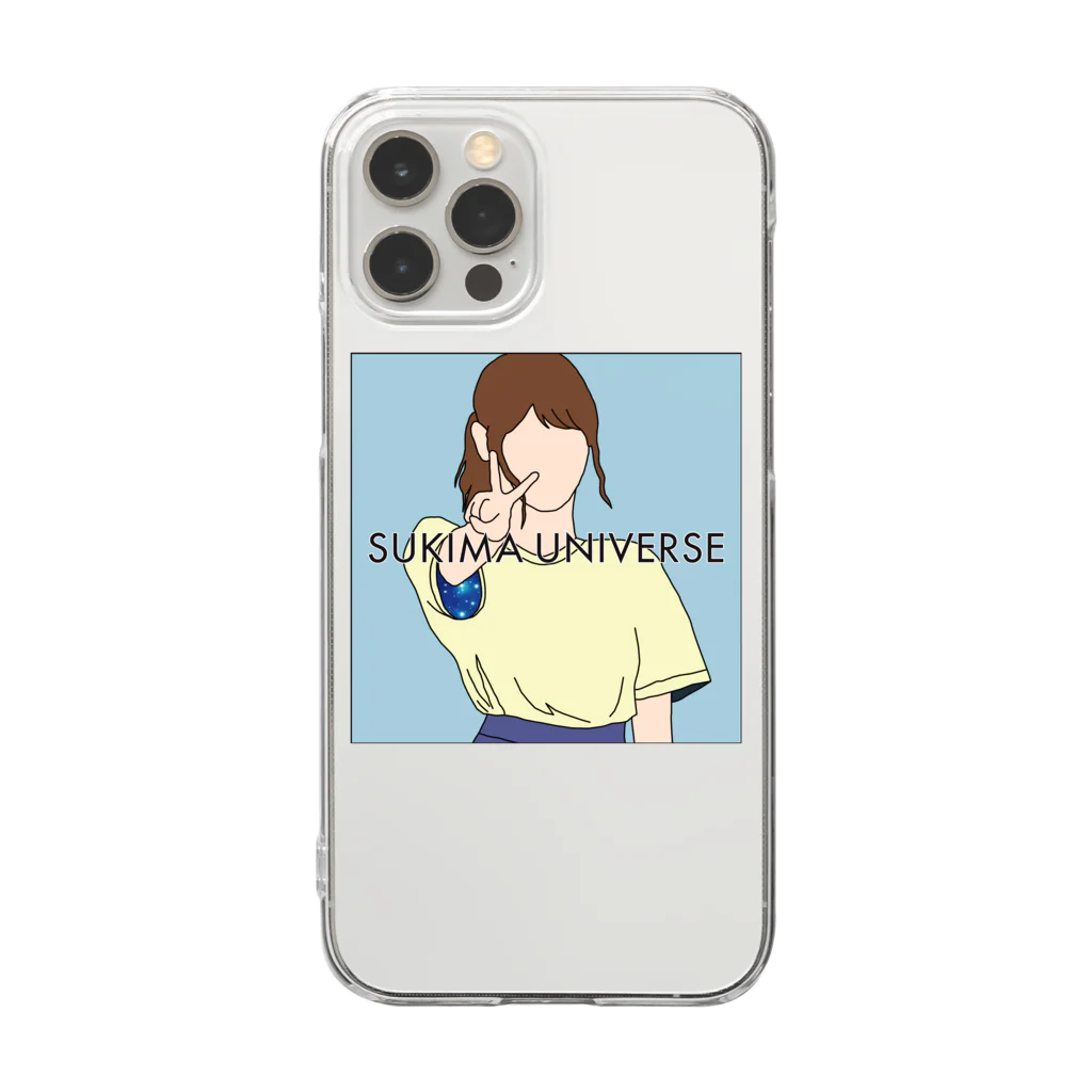 森田GMのSUKIMA UNIVERSE 脇 Clear Smartphone Case