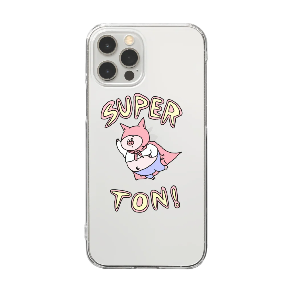 【Yuwiiの店】ゆぅぅぃーのSUPER★TON!! クリアスマホケース