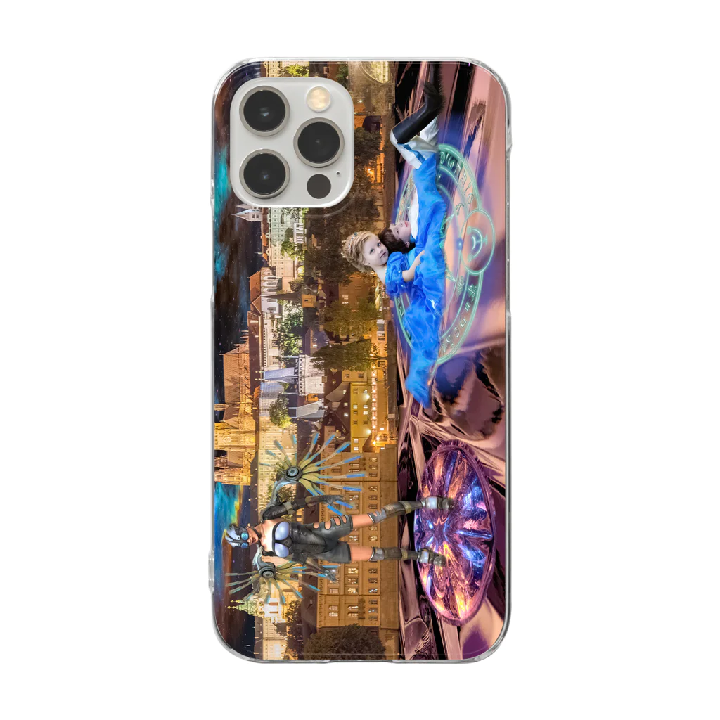 ジョー「鏡面反射のデジタルアート」(鈴木穣)の爆誕！珍ゲーム機！ Clear Smartphone Case