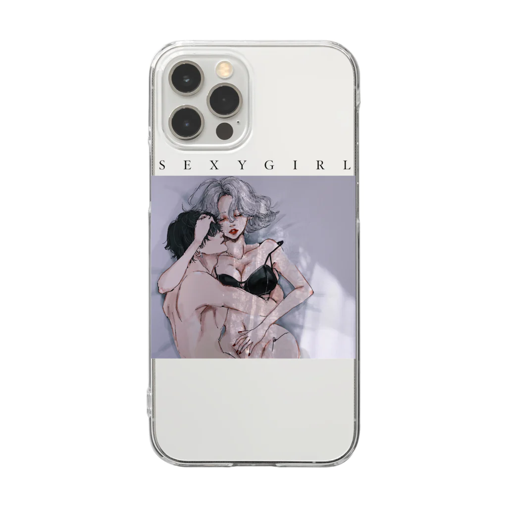 Ran.のSEXYGIRL Clear Smartphone Case