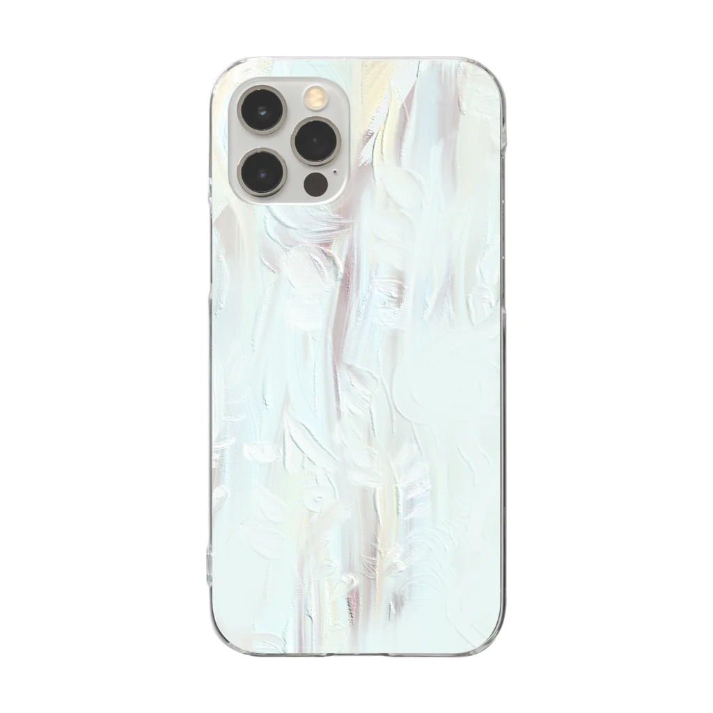 SuzukiCoのBianco シロ Clear Smartphone Case