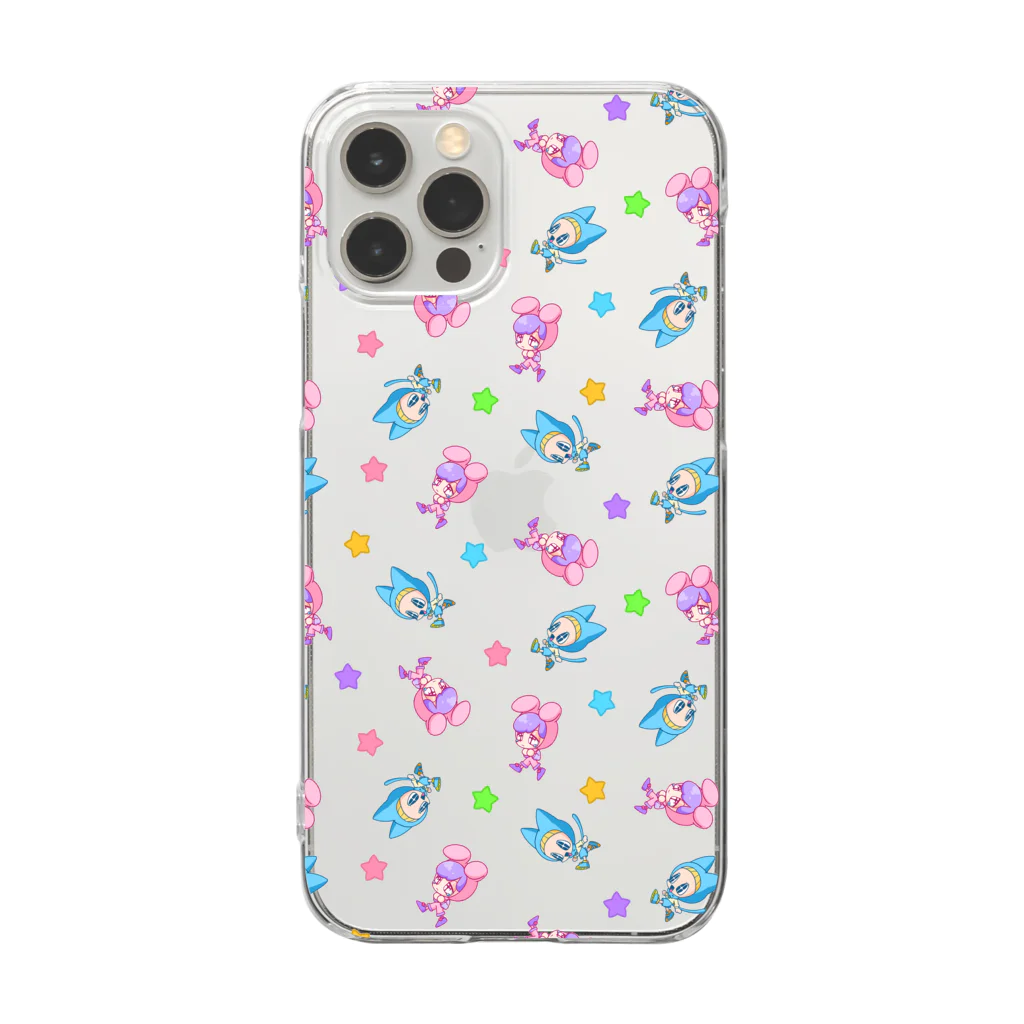 みやわきあいおのテンくん&ソウくんクリアスマホケース Clear Smartphone Case