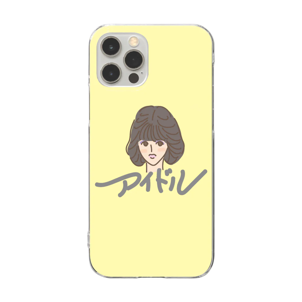 CHOTTOPOINTの昭和アイドル Clear Smartphone Case