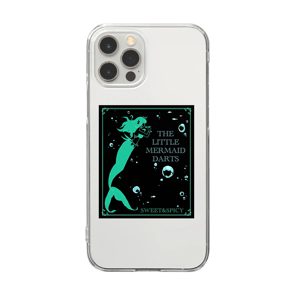 SWEET＆SPICY 【 すいすぱ 】ダーツのアクアダーツ　-人魚姫- Clear Smartphone Case