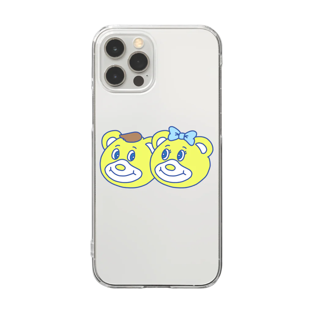 Just_like_Mom_and_DadのJLMD くまちゃん　iPhoneケース Clear Smartphone Case