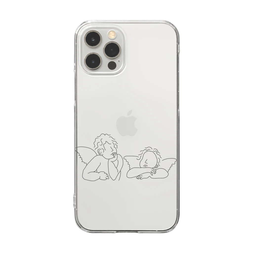 meMEmeのサイゼのやつ Clear Smartphone Case