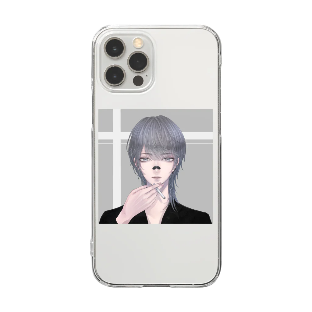 椎名零-Rei🦔🏴/コールボーイ歌ってみたの椎名零 Clear Smartphone Case