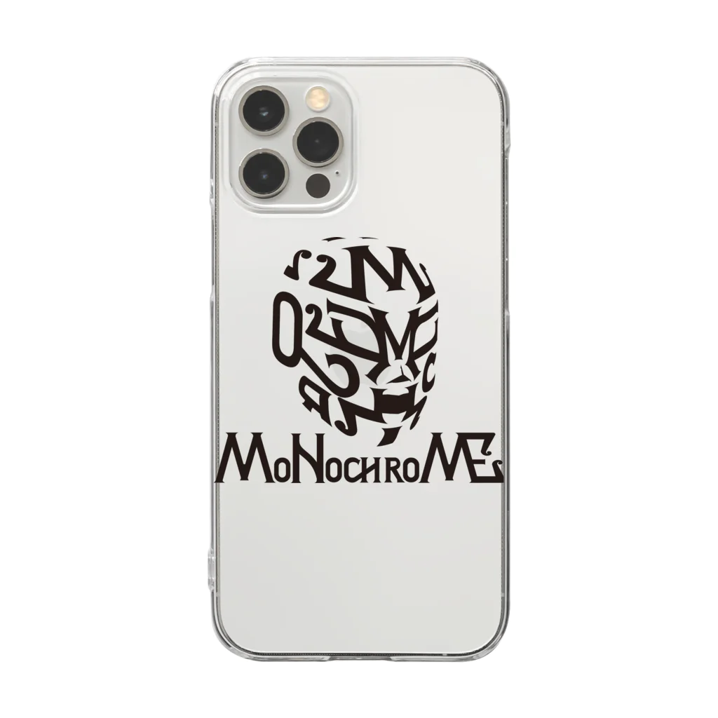 MoNochroMEのMoNochroMEマスク（黒） Clear Smartphone Case