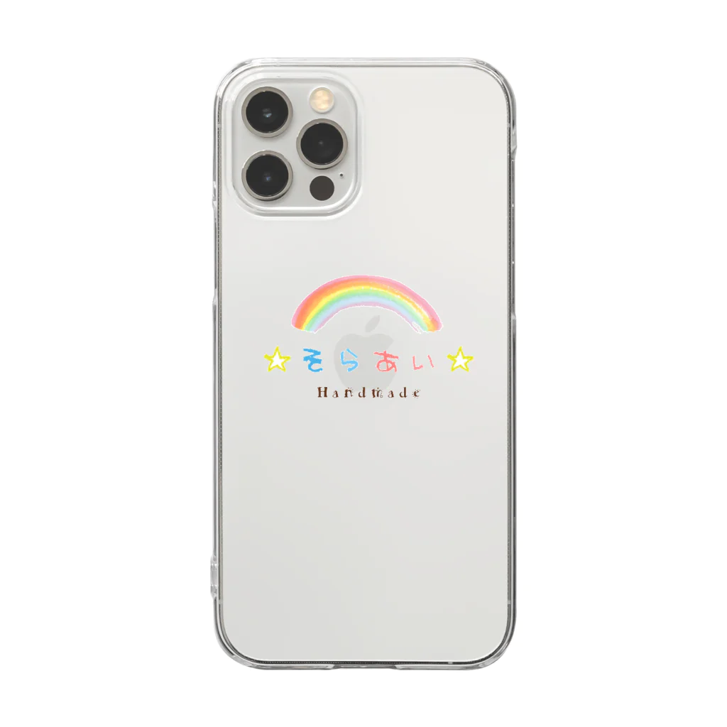 ☆そらあい☆handmadeの☆そらあい☆グッズ Clear Smartphone Case