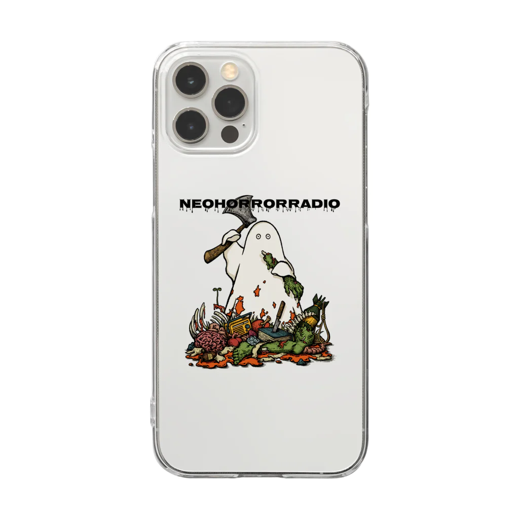 NeoHorrorStoreのネオホラくん クリアスマホケース