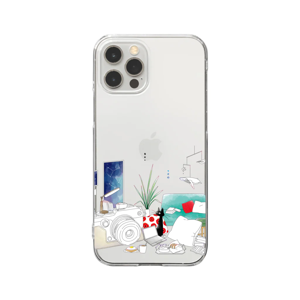 khgchrのちるとしふと／裏表紙 Clear Smartphone Case