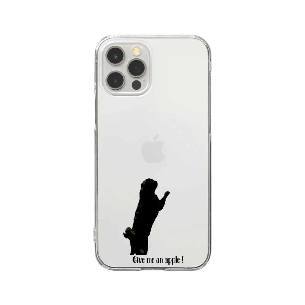 BUHITOLIFEのGive me an apple!❷ Clear Smartphone Case