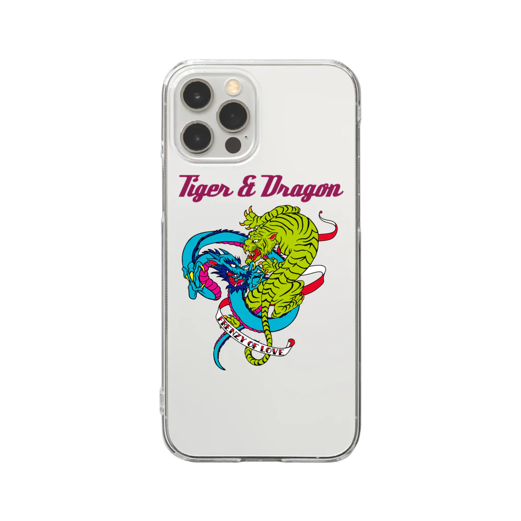 JOKERS FACTORYのTIGER ＆ DRAGON クリアスマホケース