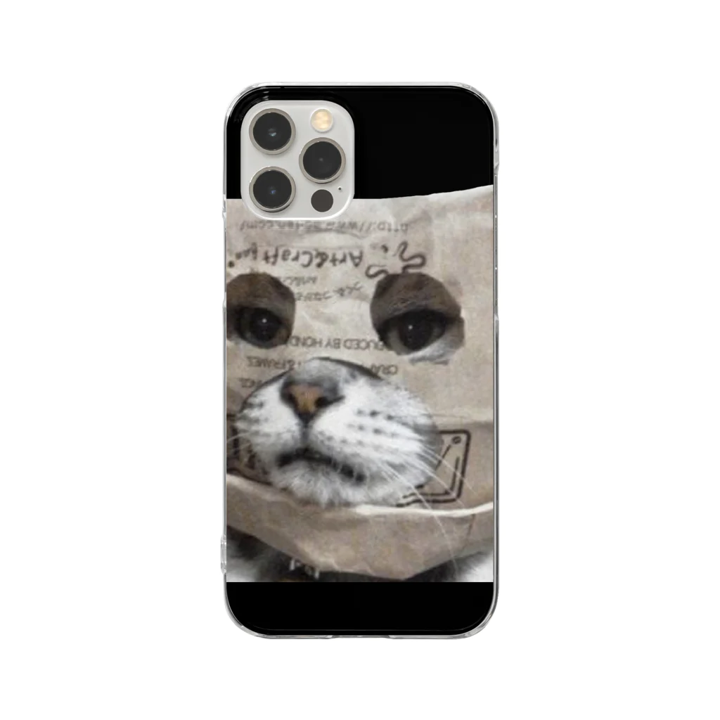 バラエティーショップの猫ちゃん Clear Smartphone Case