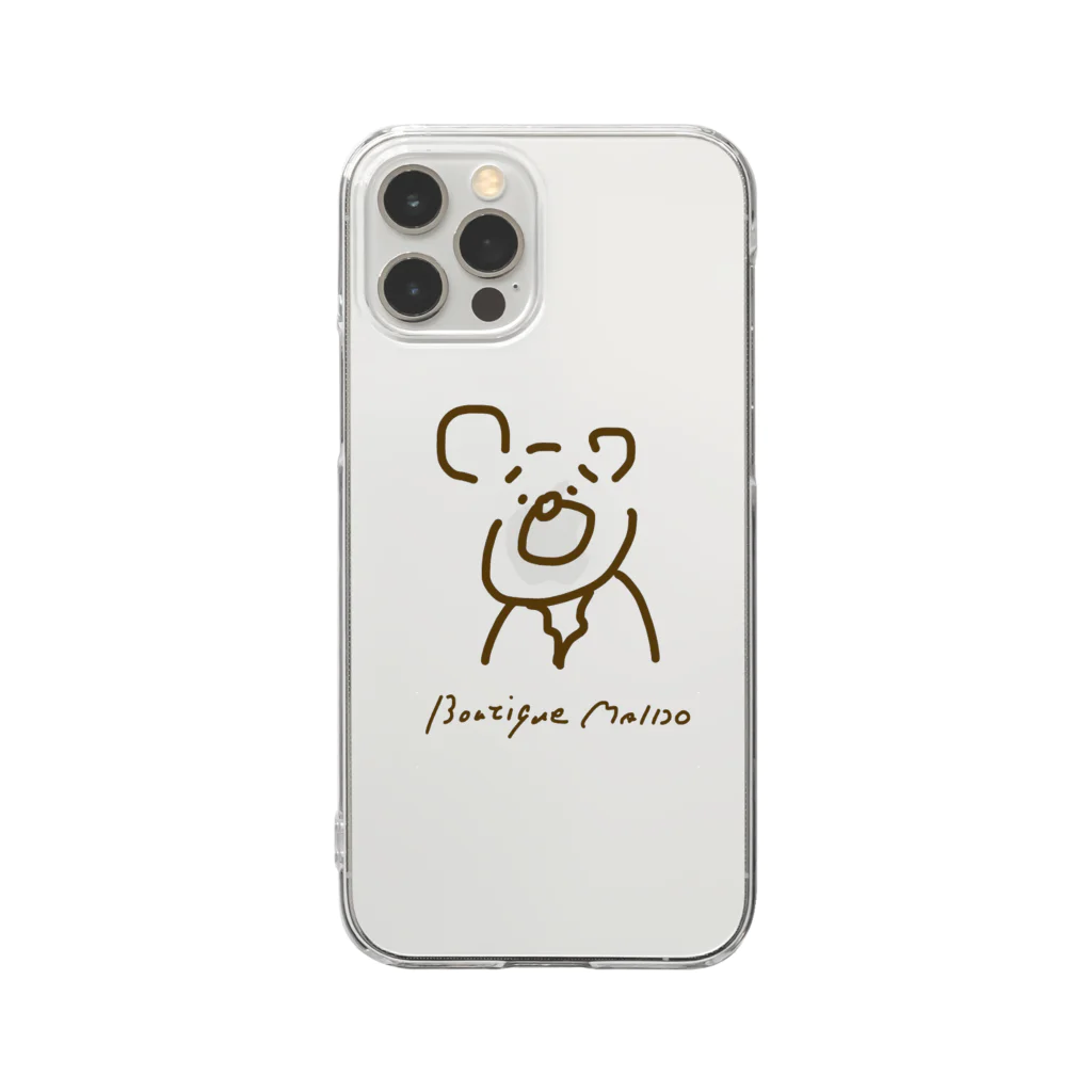 maido ariiのシックなくまごろう Clear Smartphone Case