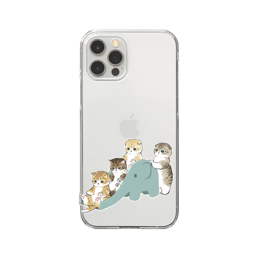 mofusandのもふもふ渋滞 Clear Smartphone Case