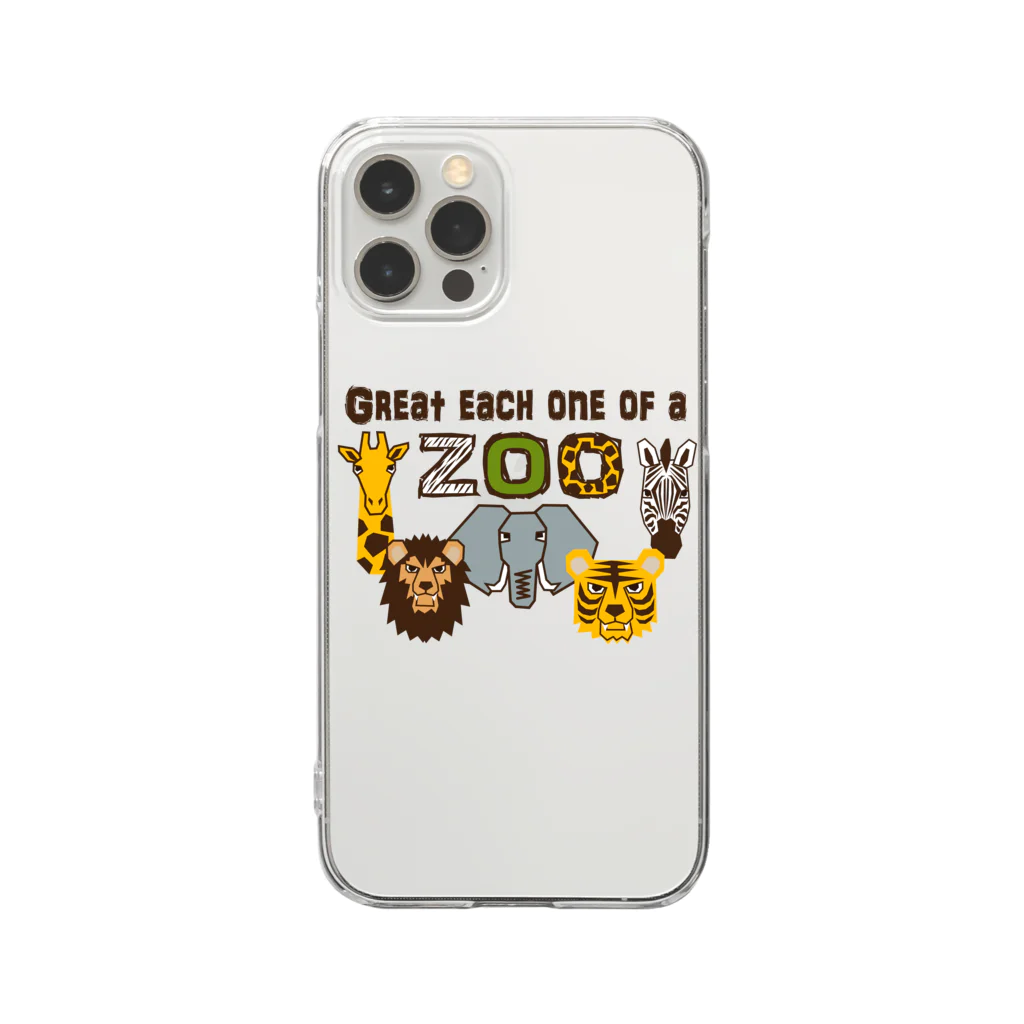 キッズモード某のZOO (大事な仲間) Clear Smartphone Case