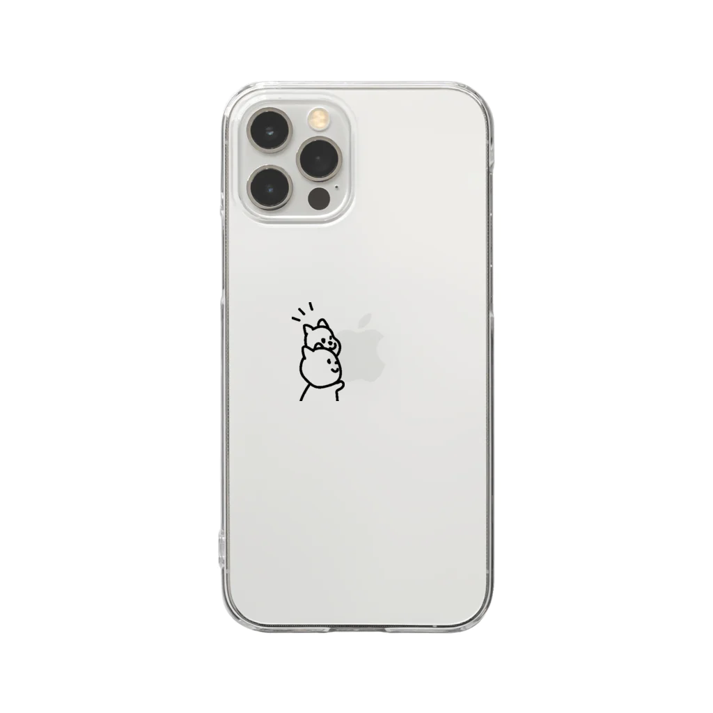 QuokkaGOODSのクオッカ　立ち話.ver Clear Smartphone Case