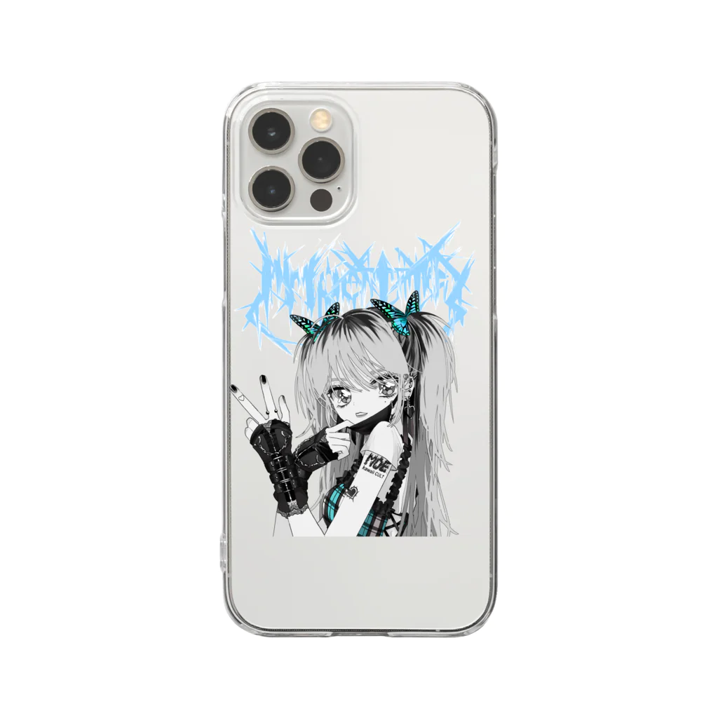 萌えショップの萌 Clear Smartphone Case