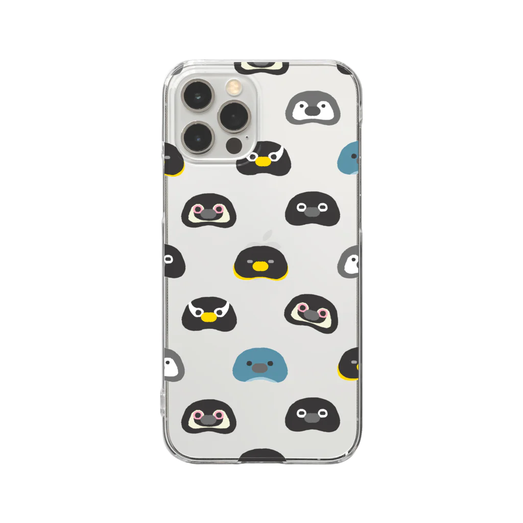 This is Mine（ディスイズマイン）のPenguin beans.〈クリア〉 Clear Smartphone Case