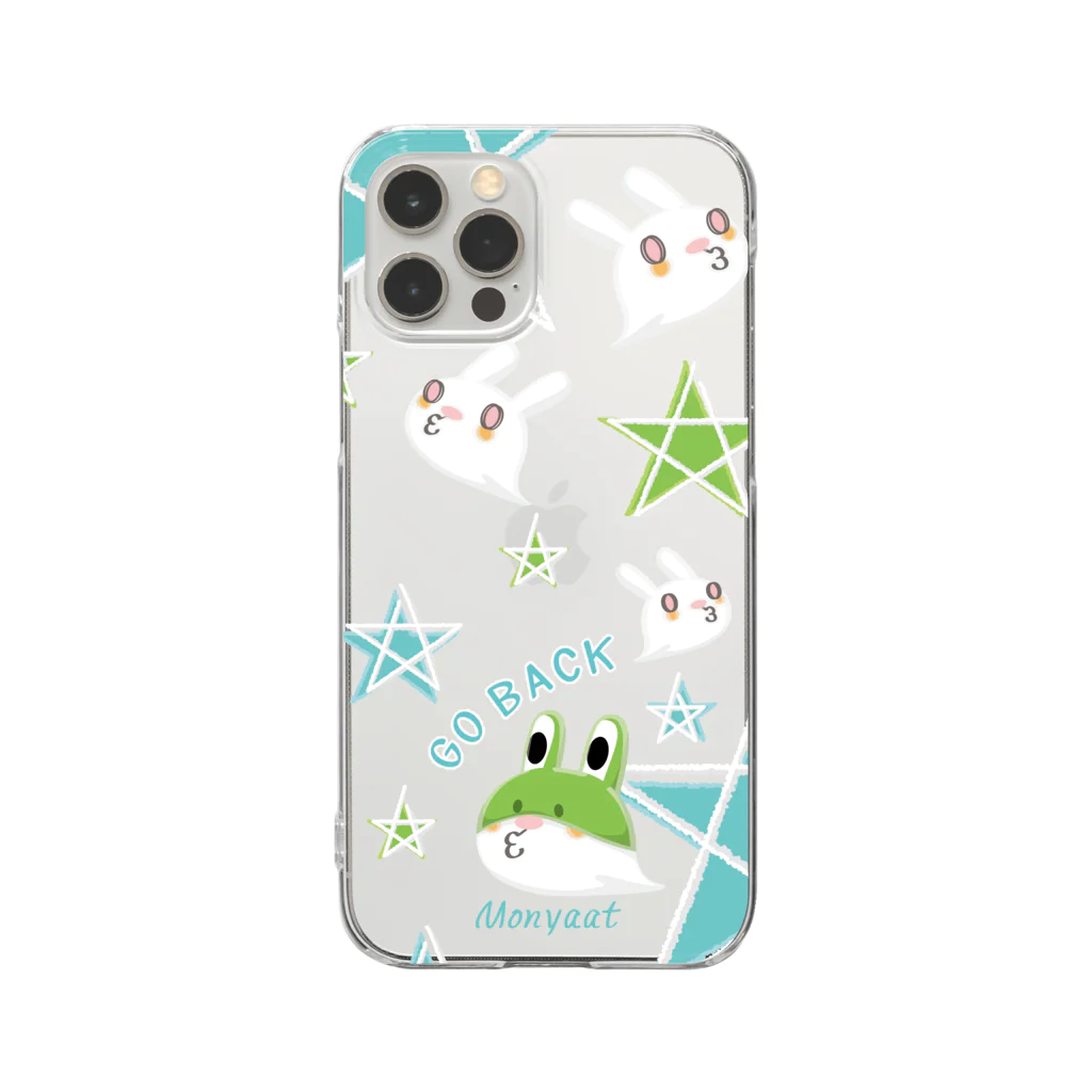 イラスト MONYAAT の8SU1921_A それじゃB級、死神くん。 Clear Smartphone Case