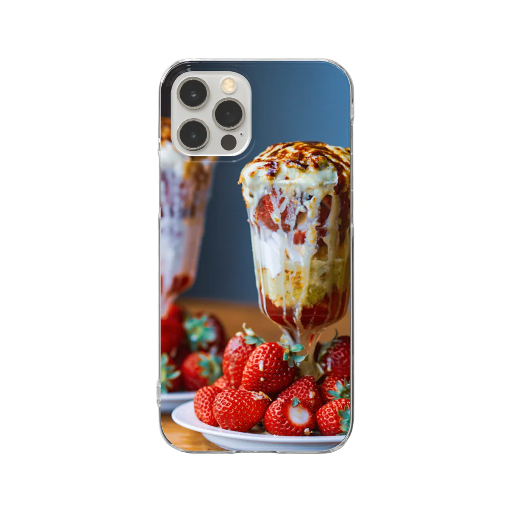 TAISHI ISHIIのCobacafeスマホケース Clear Smartphone Case