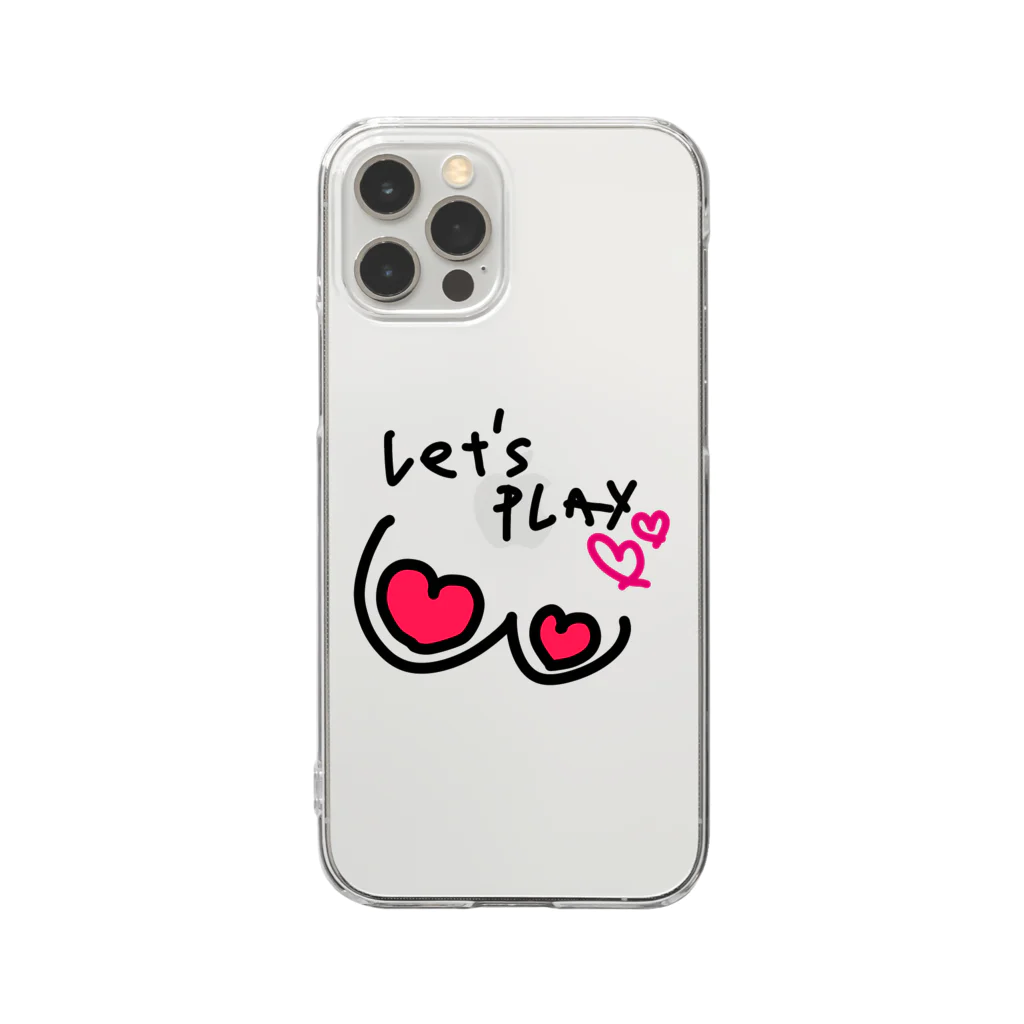 気まましょっぷのえちえち💕 Clear Smartphone Case